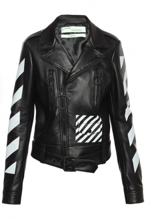 Skórzana kurtka typu 'biker', zdjęcie 1 Skórzana kurtka typu 'biker' od Off White